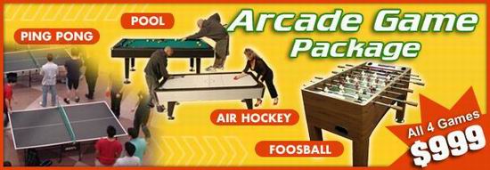 bubble hockey arcade game